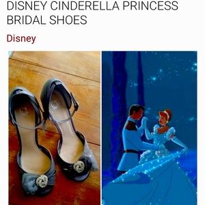 Disney Princess glass slipper heels
